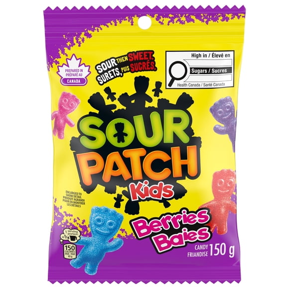 Sour Patch Kids Berries Candy, Sour then Sweet, Gummy Candy
