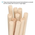 thumbnail image 3 of Unique Bargains 1/2 x 6 Inch Dowel Rods Wood Sticks Unfinished Wooden Dowel Rods Round Dowels Sticks 25 Pcs, 3 of 6