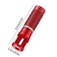 thumbnail image 3 of Czzoypi Rechargeable LED Flashlight, Type C Fast Charging Bright Portable Hand Light, Powerful Mini Flashlight for Camping Hiking Emergency Outdoor, Red, 3 of 6