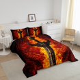 thumbnail image 3 of Erosebridal Magic Dragon Bedding Full Comforter Set, Bohemian Mandala Bedding Full Comforter Set, Black Orange, Reversible, 3 of 7