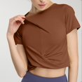 thumbnail image 2 of Yuyuzo Haut d'Entraînement pour Femmes Sans Manches à Col Rond Court Course Actif Yoga Gym T-Shirts, 2 of 7