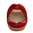thumbnail image 2 of Iodue Kitchen Cleaning Supplies Cartoon Pot Ashtray Modern For Home Ceramic Lips Ashtray Gift Creative Flower Tools & Home Improvement, 2 of 2
