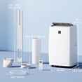 thumbnail image 3 of HOMCOM 14000 BTU Portable Air Conditioner with Dehumidifier & Fan, AC Unit, 3 of 10