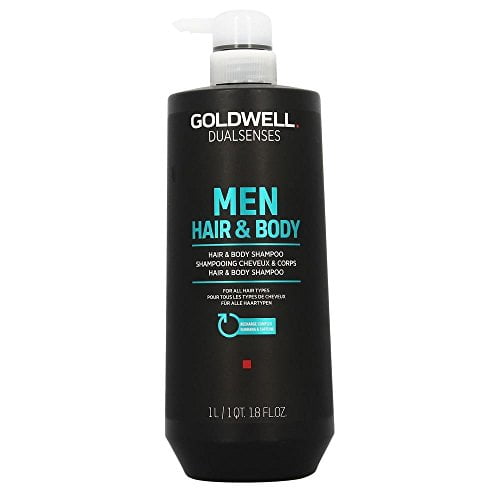 Goldwell Dual Senses Men Hair & Body Shampoo (for All Hair Types), 33.799999999999997 ounces