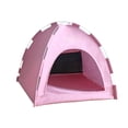 thumbnail image 2 of Tente pour Animaux de Compagnie pour Chiens et Chats, Maisonnette pour Animaux de Compagnie Pliable et Respirante pour Toutes les Saisons, Tapis Rafraîchissant Réversible, Lit Douillet pour Animaux de Compagnie Intérieur Extérieur, 2 of 8