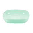 thumbnail image 1 of Fruit Serve Dinner Plate Tableware Wheat Straw PP Dinnerware For Dish Fruits Serving Sauce DippingDeep Square Green, 1 of 1