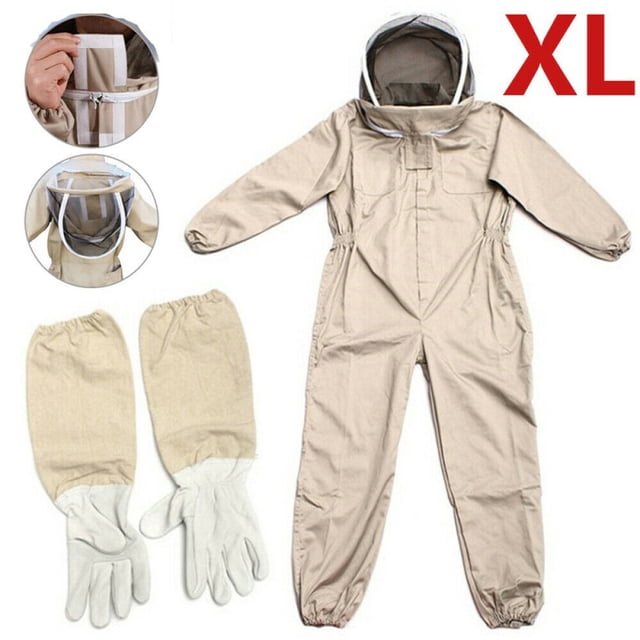 Beekeeping Protective Equipment Bee Keeping Full Body Beekeeper Hood Suit XL
