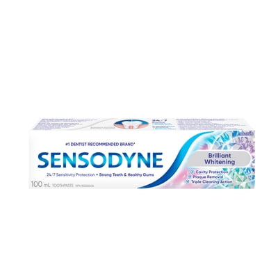 Sensodyne Brilliant Whitening Sensitivity Toothpaste 100ml