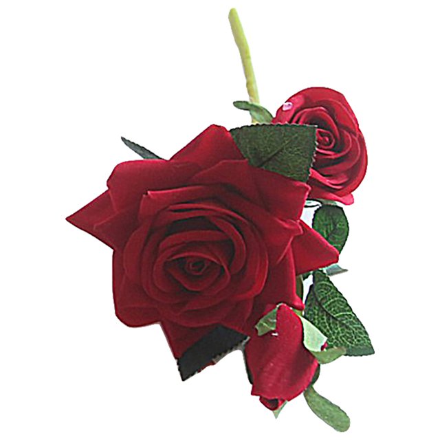 Bangcool Valentine Artificial Rose Elegant Lifelike Simulated Fake Flower Home Decor