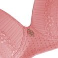 thumbnail image 3 of Backless Bra Women Convertible Bra Feature V-Neck No Underwire Bra Style W-1051 Pinks S, 3 of 4