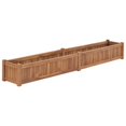 thumbnail image 2 of vidaXL Raised Bed 200x30x25 cm Solid Teak Wood, 2 of 5