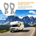 thumbnail image 2 of KAKOWELY 2 Pcs Water Heater Door Cam Locks Rv Water Heater Fastener Stainless Steel Rv Parts,1.46X"X0.83"X0.67", 2 of 5