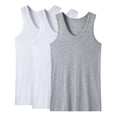 thumbnail image 3 of Timegard Débardeurs Homme 3 Pcs Col Rond Sans Manches T-Shirts Basiques Confortables Décontractés Haut d'Entraînement Vêtements de Détente, 3 of 3