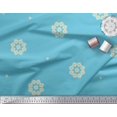 thumbnail image 1 of Soimoi Modal Satin Fabric Artistic Floral Print Sewing Fabric Yard 42 Inch Wide, 1 of 3