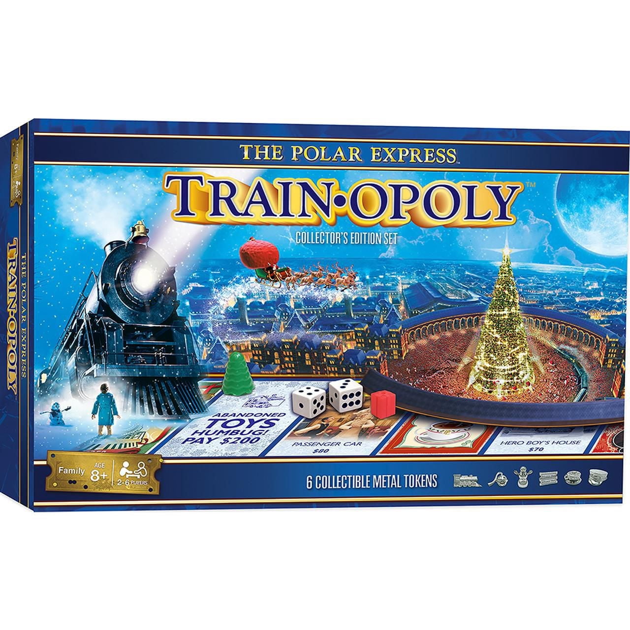 Masterpieces Puzzle Company "The Polar Express" Opoly Jeu De Plateau