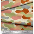 thumbnail image 2 of Soimoi polyester Crepe Fabric Two Tone With Grey Camouflage Print Sewing Fabric Yard 42 Inch Wide, 2 of 3