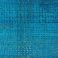 thumbnail image 1 of Ahgly Tapis d'Intérieur Carré Abstrait Yeux Bleus, 6 Pieds Carré, 1 of 6