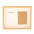 thumbnail image 1 of DOLITY Medal Display Shadow Box Frame Collectible Wood for Insignia Pins Gymnastics Wood Color 10inch, 1 of 9