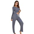 thumbnail image 2 of MesaSe Pyjama Décontracté pour Femmes à Manches Longues Grande Taille Ensemble Service à Domicile, 2 of 8