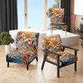 thumbnail image 1 of Designart "Jaune Beige Abstrait Fractal Euphony Infini" Chaise d'Appoint Moderne Rembourrée - Fauteuil Moderne pour Salon, 1 of 7