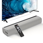 50W TV Sound Bar, Sound Bars For Smart TV Soundbar Small Soundbars With HD-ARC/Optical/AUX Connection, TV Soundbar Surround Sound Bars For Home Theater Audio