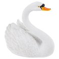 thumbnail image 1 of Décor Cygne en Résine, Figurine de Cygne Flottant en Résine, Décoration de Jardin, Performance Puissante, 1 of 6