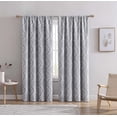 thumbnail image 1 of Jacquard Clip Blackout Rod Pocket Single Window Panel, 1 of 3