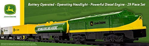 Lionel John Deere Battery-Operated Mini Diesel Train Set