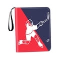 thumbnail image 1 of relayinert Collector Storage Album 3 Rings Card Albums Protectors Holder for Game Card White Red Blue 24.5x18x4.5cm, 1 of 6