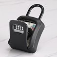 thumbnail image 3 of Storage Box Key Safe Box Wall-mounted Key Box Lock Combination Lock, 3 of 9
