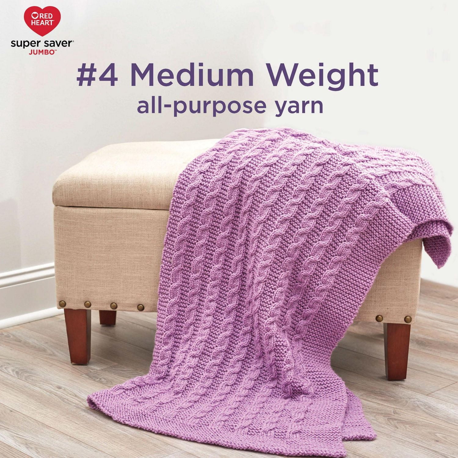 Red Heart® Fil Jumbo Super Saver®, Acrylique #4 Moyen, 14oz/396g