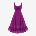 thumbnail image 3 of Mgmyaa Robe Gothique pour Femme Steampunk Vintage Robe Gothique Cintrée Froncée Costume Renaissance Robe Trapèze Fluide Costumes d'Halloween, 3 of 4