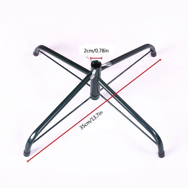 UsTZtai Metal Christmas Tree Stand Foldable, Holds 50lbs Sturdy Construction for Artificial Tree Display, Xmas Tree Holder Holiday