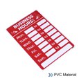 thumbnail image 3 of Unique Bargains Business Hour Sign PVC Self Adhesive Operation Hour Sticker Red, 3 of 5