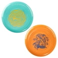 thumbnail image 1 of Wham-O Frisbee Go 2 Pack Flying Disc, 9 Inch Lightweight Toy Set for Beginners Outdoor Beach Park Backyard Game - 70g, 1 of 6