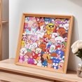 thumbnail image 4 of Wooden Jigsaw Puzzle Photo Frame Cartoon Dog Design Hand Painted With 12 Color Markers Diy Art Craft For Kids, 4 of 7