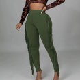 thumbnail image 4 of Birdeem Pantalon Aguichant Moulant à Franges pour Femmes, 4 of 11