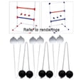 thumbnail image 3 of Ladder Bolas Balls, Real Golf Tossing Ball Ladder Toss Black and White, 3 of 8