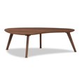 thumbnail image 2 of Baxton Studio Scarlette Table Basse Moderne Mi-Siècle avec Bords Arrondis, Brun, 2 of 8