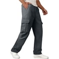 thumbnail image 3 of Ceisia Pantalon Habillé pour Homme, Coupe Droite Ajustée, Formel, avec devant Enveloppant, Structuré, Infroissable, Multicolore, 3 of 7