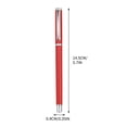 thumbnail image 3 of Red Student Exam Pen 0.5Mm Press Type Gel Ink Pen Quick Drying Writing Pen Set Of 1 Red Ink Pen For School Office Note Taking Smooth Writing Comfort Grip Design 20G Lightweight, 3 of 3