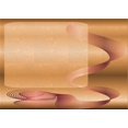 thumbnail image 1 of Ahgly Company Tapis d'Intérieur Lavables en Machine Rectangle Transitionnel Jaune Orange, 5' x 8', 1 of 7