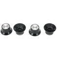 thumbnail image 4 of Guitar 2 Tone 2 Volume Control Knobs Silver Top Hat Bell For Gibson Les Paul SG, 4 of 11