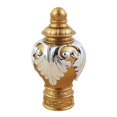thumbnail image 3 of veasfak Curtain Pole Finials Flower Pattern Curtain Rod End for Kitchen Bedroom Home gold, 3 of 9