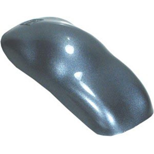 Restoration Shop - Peinture Auto en Émail Acrylique Métallique Gris Acier - Trousse Complète de Peinture d'Un Gallon - Revêtement Professionnel à une Étape à Haut Lustre pour Automobile, Voiture, Camion, Équipement, Ratio de Mélange 8:1, 2,8 VOC