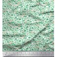 thumbnail image 1 of Soimoi Velvet Fabric Floral Shirting Print Sewing Fabric Yard 58 Inch Wide, 1 of 1
