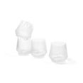thumbnail image 4 of Sabatier 4 pack DOF Ribbed Glasses 380ml Clear, 4 of 5