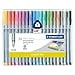thumbnail image 2 of Staedtler Triplus Fineliner Pointes Poreuses Marqueurs Chevalet Étui de Rangement 0,3 mm Couleurs Assorties (Lot de 20), 2 of 2