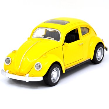 1: 32 Convient pour Coccinelle Voiture Classique Alliage Voiture de Simulation Modèle Moulé sous Pression Dynamique Son et Lumière Série de Jouets Objets de Collection Cadeau d'Anniversaire Garçon