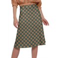 thumbnail image 4 of Moomaya Jupe Imprimée pour Femmes en Poly Spandex Tenue Décontractée Jupe d'Été pour Filles, 4 of 5